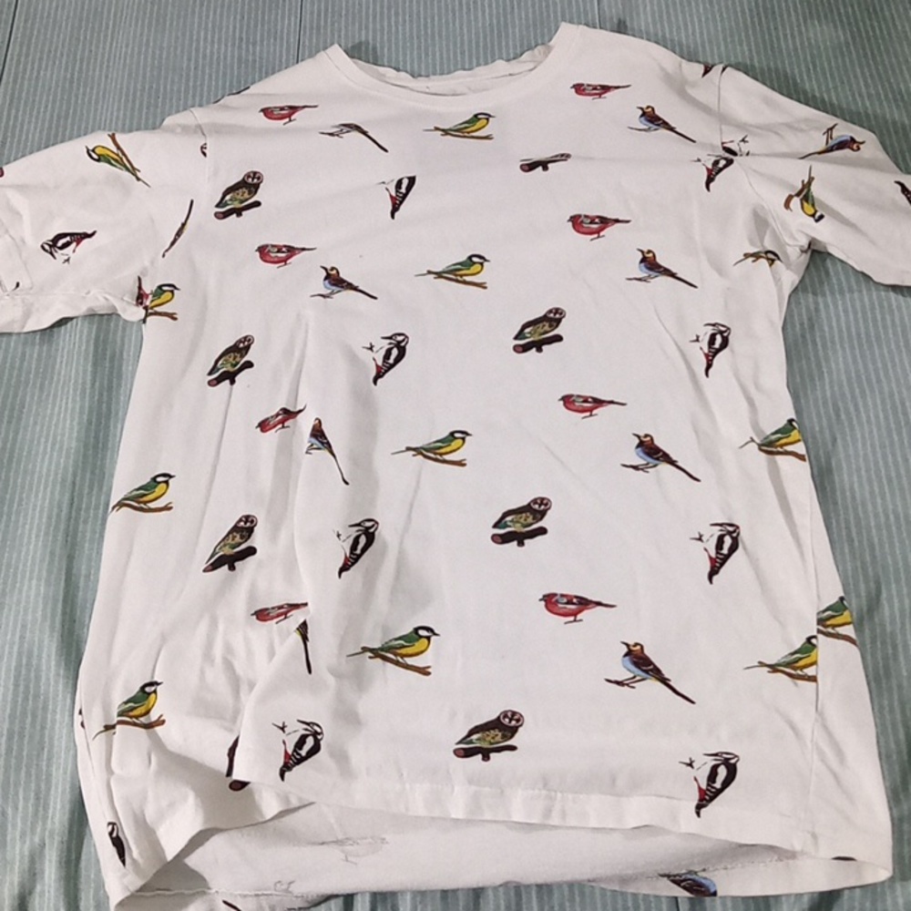 Men white t shirt L